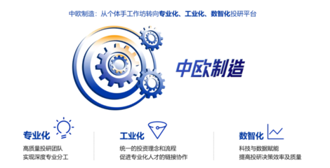 中歐基金 以工業(yè)化思維重構(gòu)資管價值鏈，探索穩(wěn)健投資新路徑